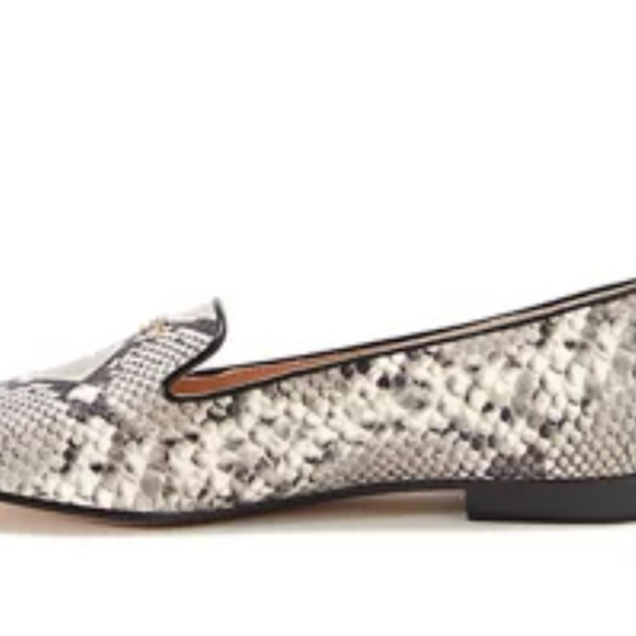Kate Spade NWT Torte Embossed Snake Flat - Picture 2 of 9
